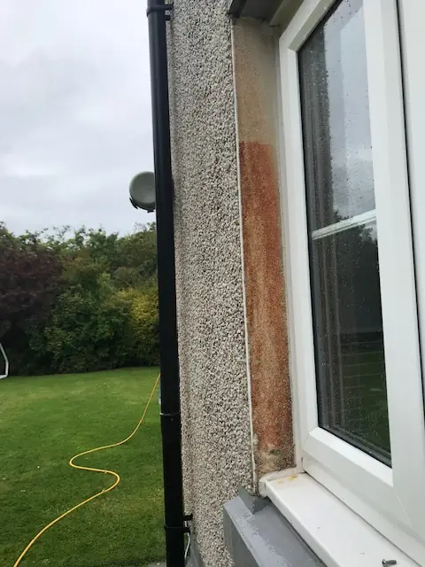 Render beside a window before cleaning